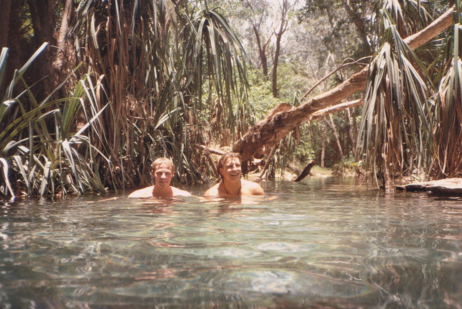 Katherine hot water springs, Northern Territory, Australia - Jerry Bridge