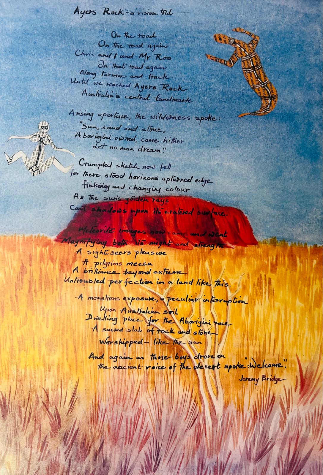 Ayers Rock poem, Northern Territory, Australia, Jerry Bridge