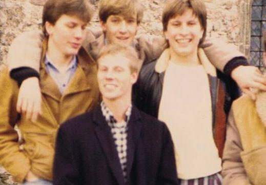 St David's Old Boys Weekend - Pete, Andrew, Chris & Jerry - 1981