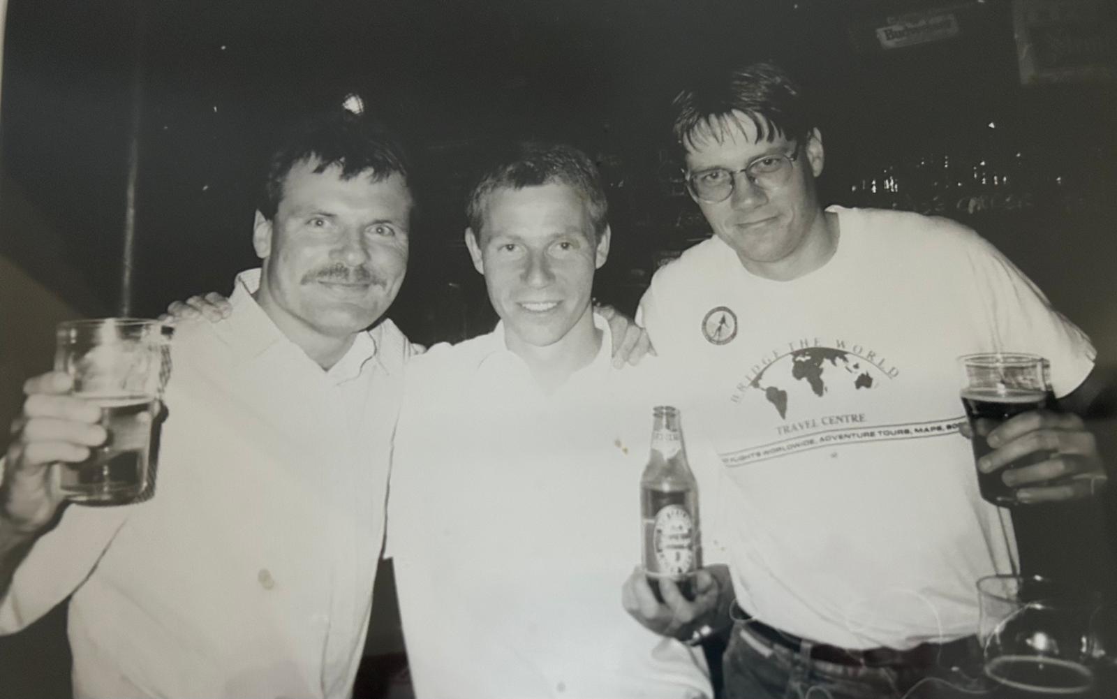 Kiwi friends, Dave & Cookie - Bridge the World 1991